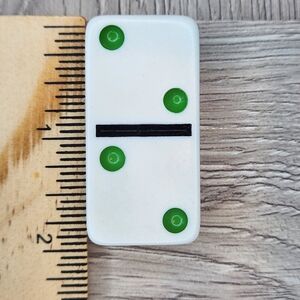 2:2 Replacement Dominoes Large Dot Shiny Color 2 X 1 X 5/8th